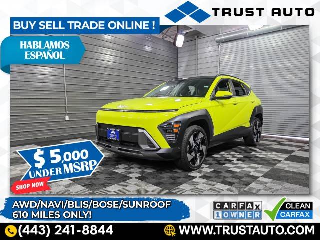 2024 Hyundai Kona Limited — SUV — 610 mi — Sykesville, MD