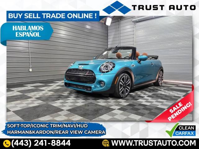 2021 MINI Convertible Cooper S — Convertible — 13,147 mi — Sykesville, MD