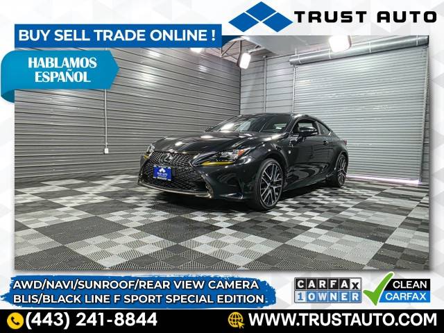 2018 Lexus RC RC 350 — Coupe — 30,510 mi — Sykesville, MD