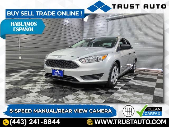2017 Ford Focus S — Sedan — 75,913 mi — Sykesville, MD