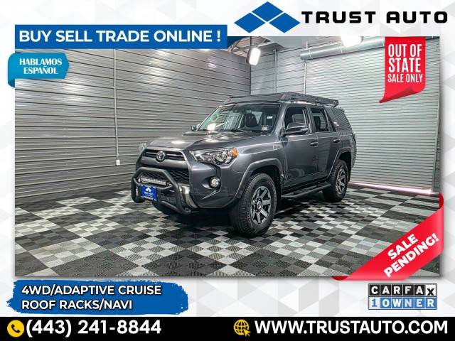 2020 Toyota 4Runner TRD Off Road Premium — SUV — 106,736 mi — Sykesville, MD