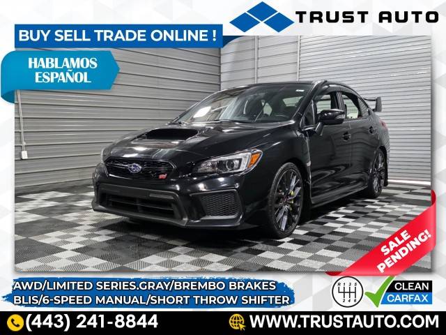 2019 Subaru WRX STI — Sedan — 52,954 mi — Sykesville, MD