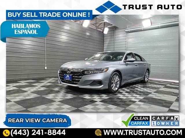 2021 Honda Accord LX — Sedan — 42,570 mi — Sykesville, MD