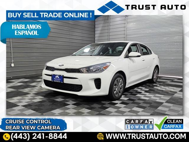 2019 Kia Rio S — Sedan — 55,145 mi — Sykesville, MD