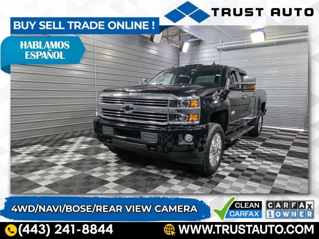 2017 Chevrolet Silverado 2500HD High Country — Pickup Truck — 60,155 mi — Sykesville, MD