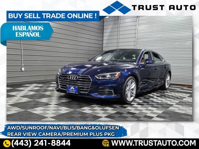 2019 Audi A5 Premium Plus — Hatchback — 64,367 mi — Sykesville, MD