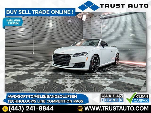 2018 Audi TT 2.0T — Convertible — 45,342 mi — Sykesville, MD