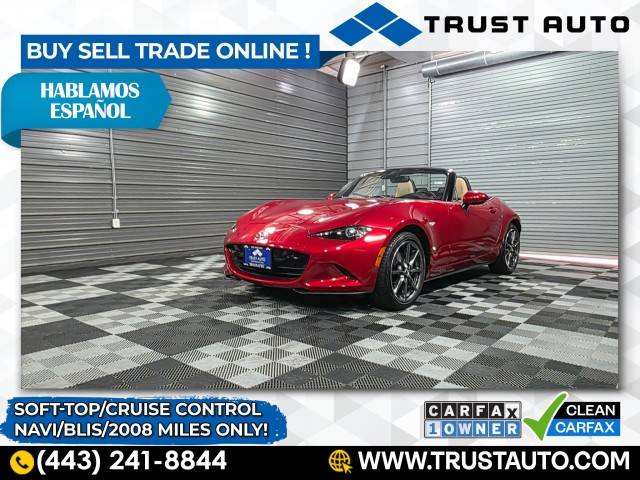 2016 Mazda MX-5 Miata Grand Touring — Convertible — 2,008 mi — Sykesville, MD