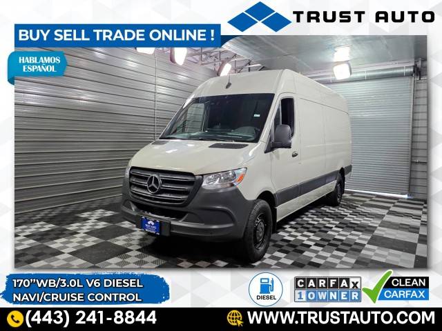 2020 Mercedes-Benz Sprinter Cargo Van 2500 — Cargo Van — 71,737 mi — Sykesville, MD