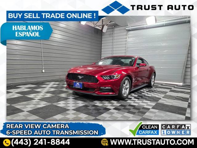 2017 Ford Mustang V6 — Coupe — 16,281 mi — Sykesville, MD