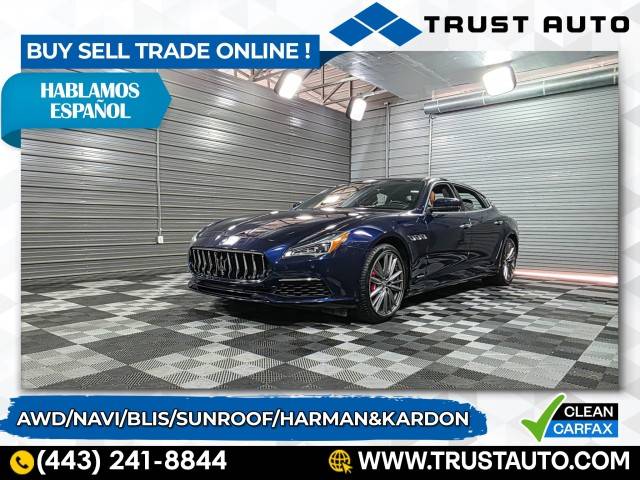 2020 Maserati Quattroporte S Q4 GranLusso — Sedan — 27,798 mi — Sykesville, MD