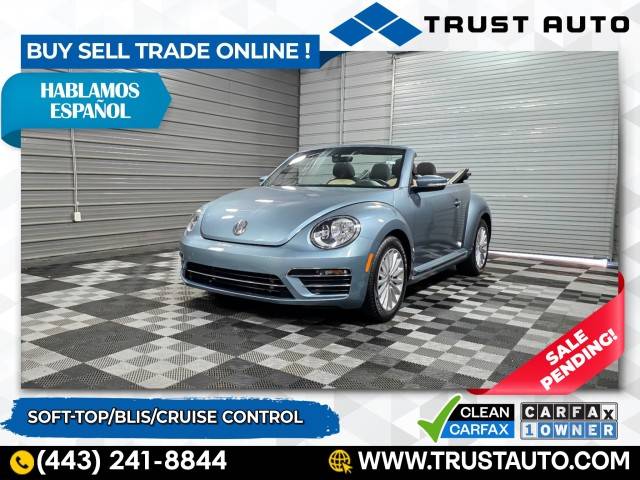 2019 Volkswagen Beetle SE — Convertible — 33,243 mi — Sykesville, MD