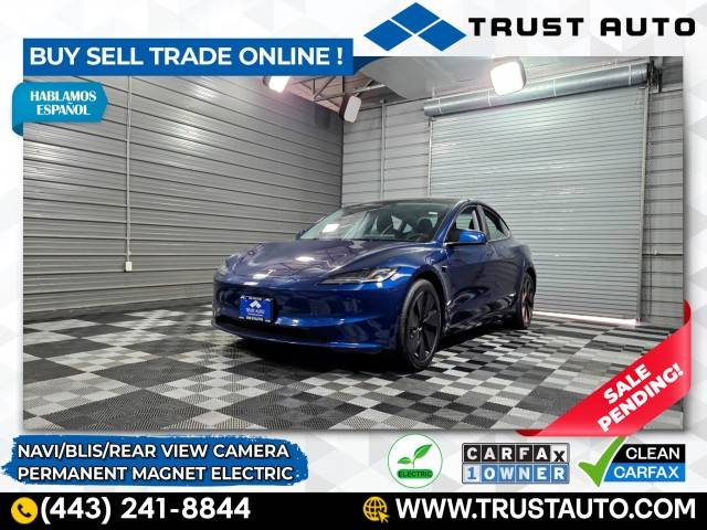 2024 Tesla Model 3 Standard — Sedan — 15,691 mi — Sykesville, MD