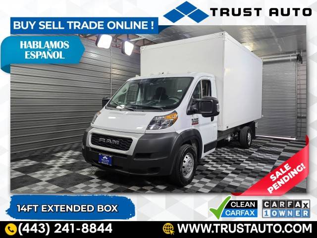 2021 Ram ProMaster Cutaway ProMaster Cutaway — Chassis Cab Truck — 12,095 mi — Sykesville, MD