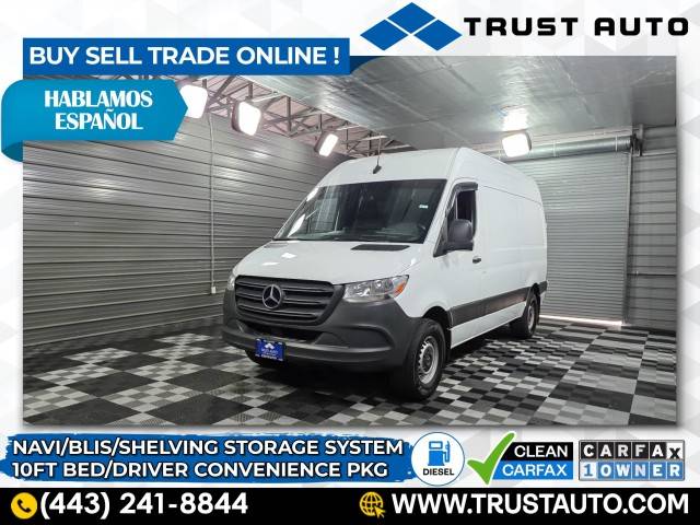 2019 Mercedes-Benz Sprinter Cargo Van 2500 — Cargo Van — 25,432 mi — Sykesville, MD