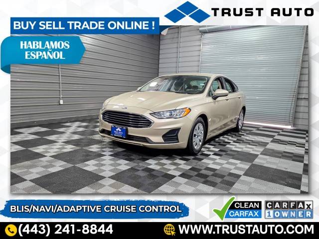 2019 Ford Fusion S — Sedan — 64,128 mi — Sykesville, MD