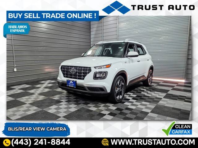2021 Hyundai Venue SEL — SUV — 56,999 mi — Sykesville, MD