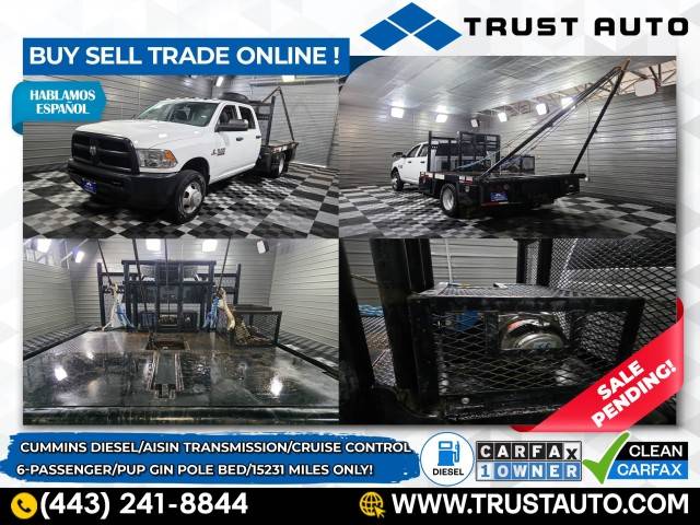 2018 Ram 3500 Chassis Cab Tradesman — Chassis Cab Truck — 15,231 mi — Sykesville, MD