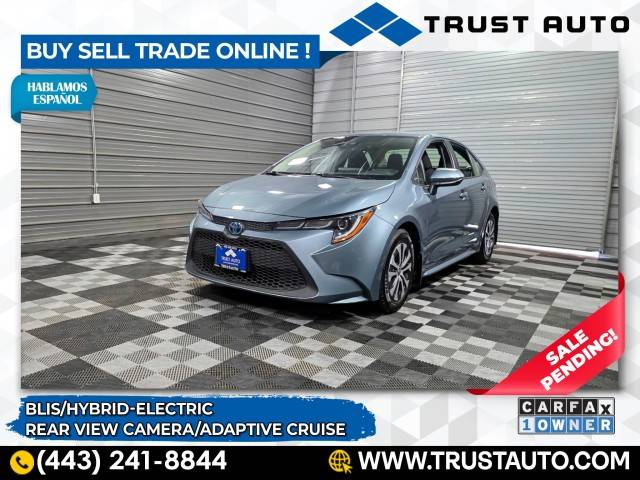 2022 Toyota Corolla Hybrid LE — Sedan — 51,985 mi — Sykesville, MD