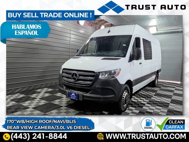 2019 Mercedes-Benz Sprinter Crew Van 4500 — Passenger Van — 14,117 mi — Sykesville, MD