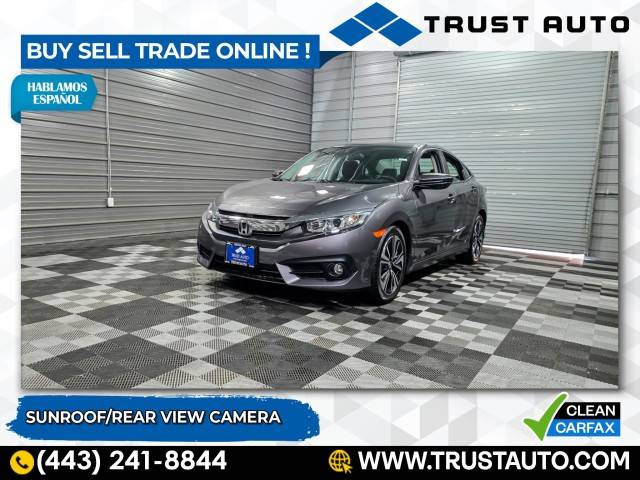 2018 Honda Civic EX-T — Sedan — 17,466 mi — Sykesville, MD