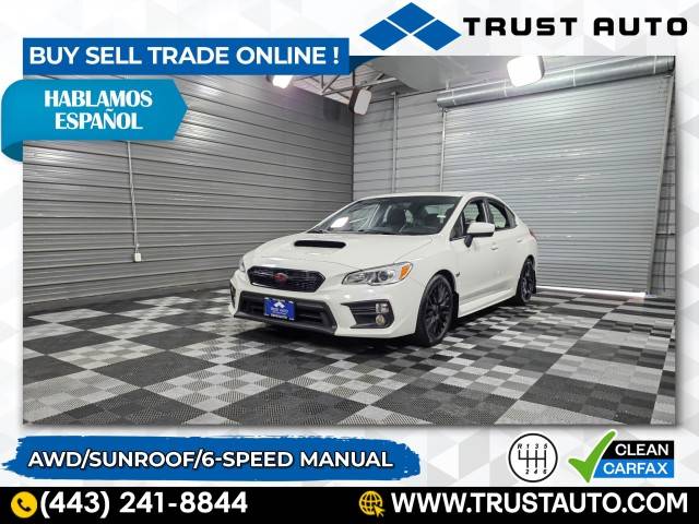 2018 Subaru WRX Premium — Sedan — 46,514 mi — Sykesville, MD