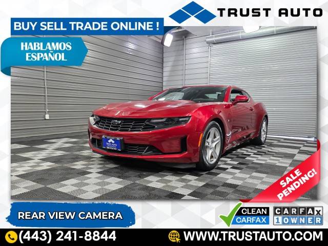 2019 Chevrolet Camaro 1LT — Coupe — 26,521 mi — Sykesville, MD