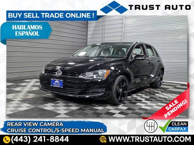 2017 Volkswagen Golf S — Hatchback — 23,604 mi — Sykesville, MD