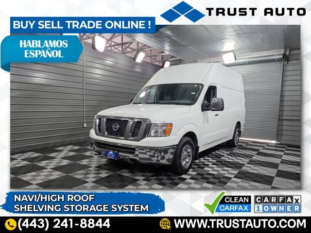 2018 Nissan NV Cargo NV3500 HD SL — Cargo Van — 40,676 mi — Sykesville, MD