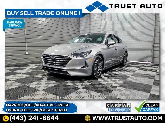 2021 Hyundai Sonata Hybrid Limited — Sedan — 58,910 mi — Sykesville, MD