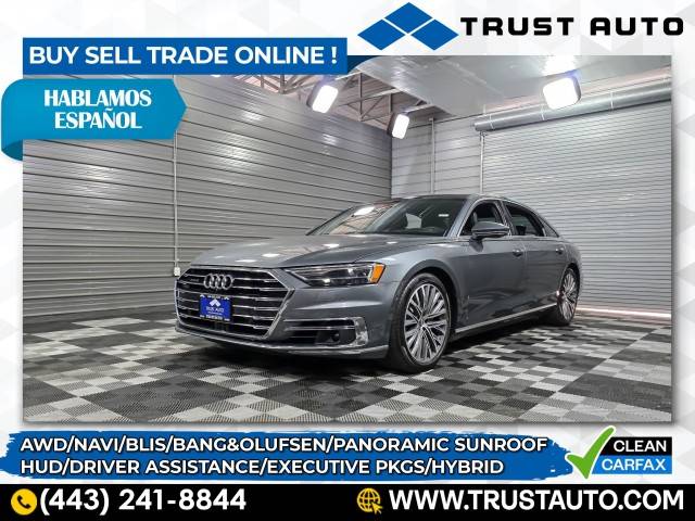 2019 Audi A8 L — Sedan — 46,588 mi — Sykesville, MD