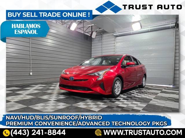 2017 Toyota Prius Four — Hatchback — 183,285 mi — Sykesville, MD