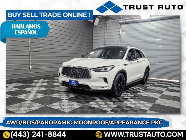 2021 INFINITI QX50 LUXE — SUV — 52,459 mi — Sykesville, MD
