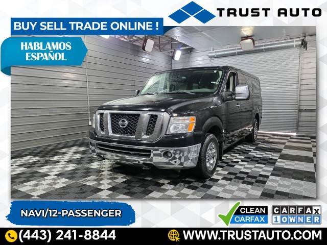 2017 Nissan NV Passenger SL — Passenger Van — 85,797 mi — Sykesville, MD