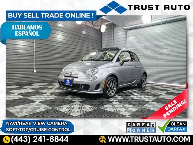2018 FIAT 500 Pop — Convertible — 19,479 mi — Sykesville, MD