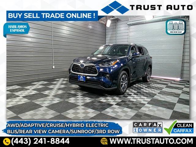 2021 Toyota Highlander Hybrid XLE — SUV — 27,137 mi — Sykesville, MD