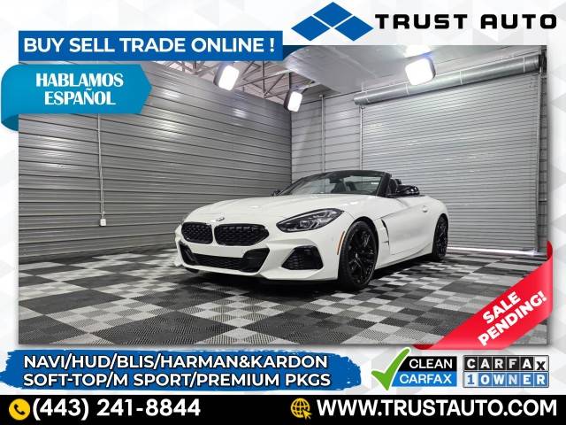 2022 BMW Z4 30i — Convertible — 10,016 mi — Sykesville, MD