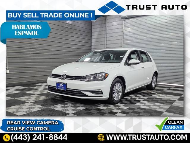2018 Volkswagen Golf S — Hatchback — 38,550 mi — Sykesville, MD