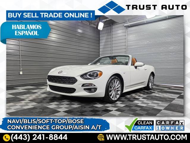 2018 FIAT 124 Spider Lusso — Convertible — 12,914 mi — Sykesville, MD