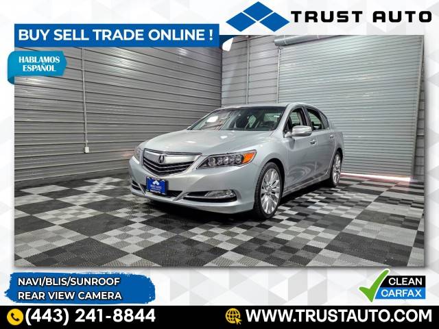 2014 Acura RLX Technology Package — Sedan — 74,110 mi — Sykesville, MD