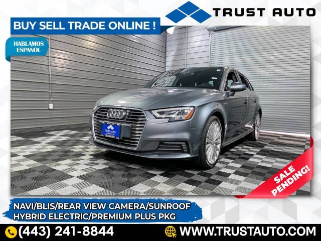 2017 Audi A3 e-tron Premium Plus — Hatchback — 57,923 mi — Sykesville, MD