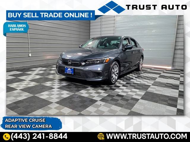 2022 Honda Civic LX — Sedan — 37,291 mi — Sykesville, MD