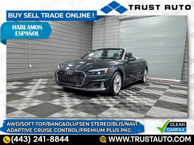 2021 Audi A5 Premium Plus — Convertible — 19,008 mi — Sykesville, MD