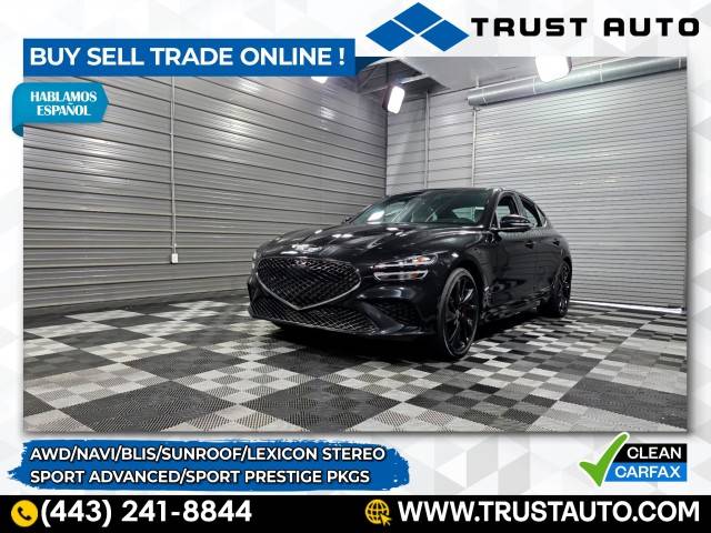 2023 Genesis G70 3.3T — Sedan — 20,591 mi — Sykesville, MD