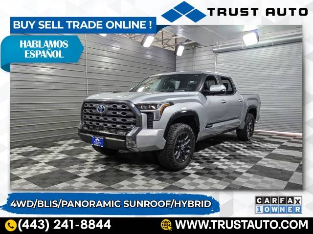2024 Toyota Tundra Hybrid Platinum — Pickup Truck — 35,418 mi — Sykesville, MD