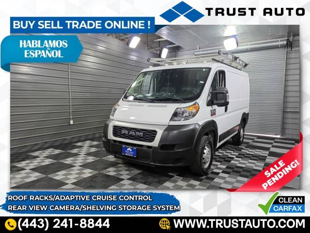 2022 Ram ProMaster Cargo Van 1500 — Cargo Van — 29,467 mi — Sykesville, MD