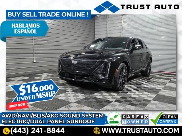 2025 Cadillac LYRIQ Sport — SUV — 3,394 mi — Sykesville, MD