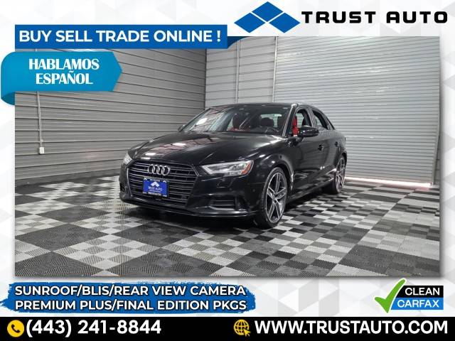 2020 Audi A3 Premium Plus — Sedan — 48,190 mi — Sykesville, MD