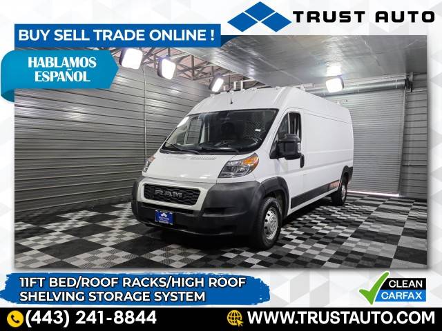 2021 Ram ProMaster Cargo Van 2500 — Cargo Van — 30,236 mi — Sykesville, MD