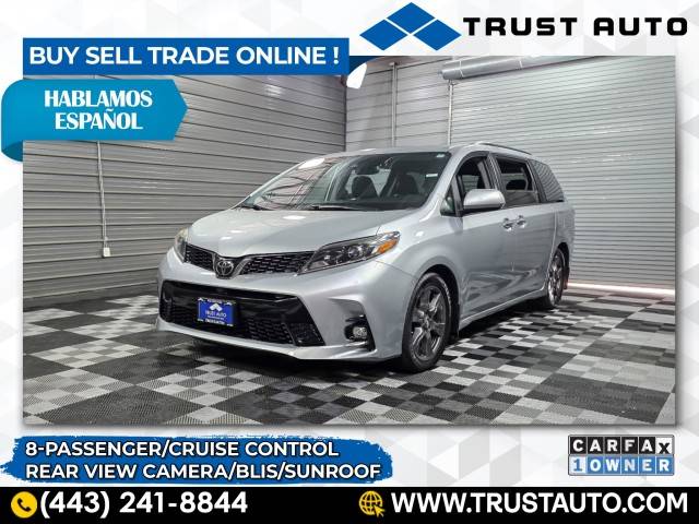 2019 Toyota Sienna SE — Minivan — 47,036 mi — Sykesville, MD